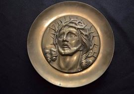 Brass Religious Plate