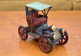 Vintage Tin Litho Toy Car