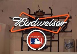 Budweiser Beer Neon Sign (Works!)
