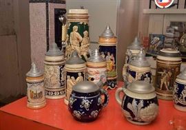 Vintage Beer Steins