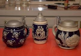 Vintage Beer Steins