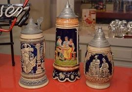 Vintage Beer Steins