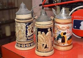 Vintage Beer Steins