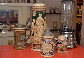 Vintage Beer Steins