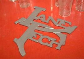 Metal Lane Tech Sign