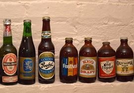 Collection of Vintage Beer Bottles (Unopened)
