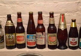 Collection of Vintage Beer Bottles (Unopened)