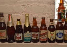 Collection of Vintage Beer Bottles (Unopened)