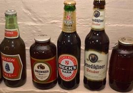 Collection of Vintage Beer Bottles (Unopened)
