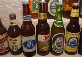 Collection of Vintage Beer Bottles (Unopened)