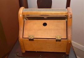 Vintage Wood Shoe Shine Box