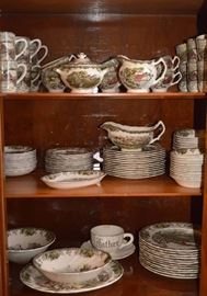 Johnson Brothers China Set - "The Friendly Village" Pattern