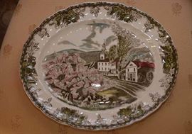 Johnson Brothers China Set - "The Friendly Village" Pattern