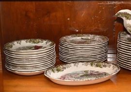 Johnson Brothers China Set - "The Friendly Village" Pattern