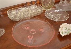Crystal and Glass Serving Pieces
