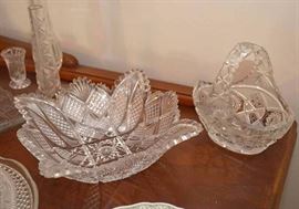 Crystal / Cut Glass Serving Pieces