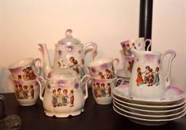 Vintage Porcelain Tea Set 
