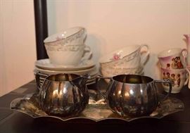Silverplate Creamer / Sugar