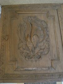 ANTIQUE CABINET DOOR
