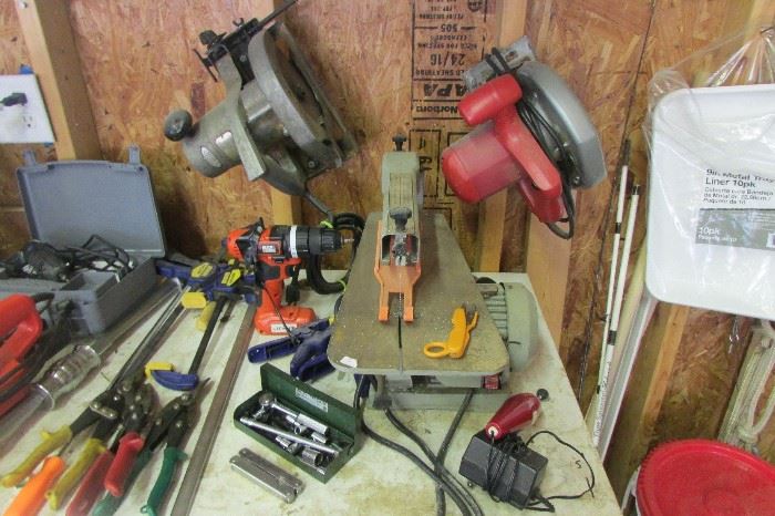 Circular Saws, Table Saw, Clamps & hand Tools
