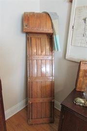 Vintage wooden toboggan