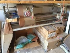 ShopSmith Mark V Table Saw, Lathe, Disc Sander, Drill Press, Horizontal Boring Machine all in one with extra additions and supplies