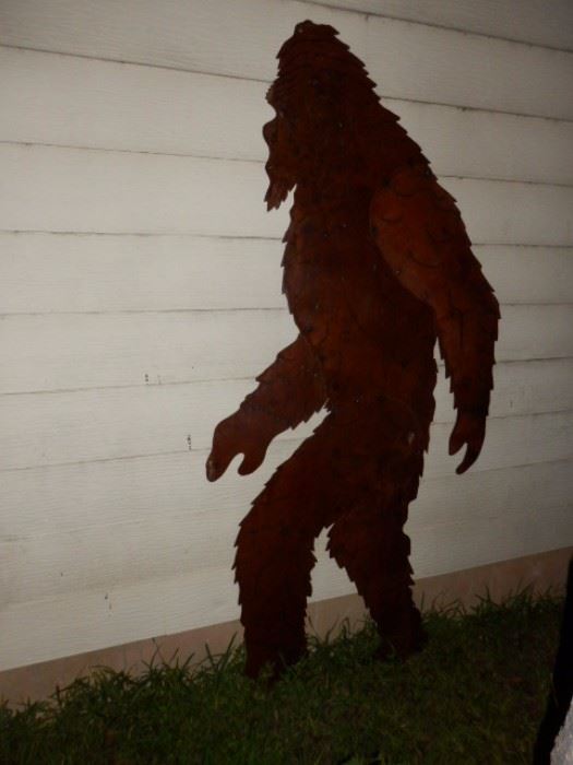 Yeti ( Big Foot) Silhouette Tin Cut Out