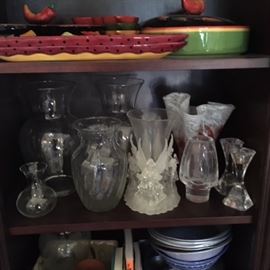 vases, platters, kitchen 
