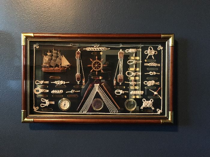 Framed nautical items