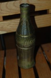 Brass Coca-Cola bottle
