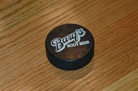 Barq's Root Beer Hockey Puck