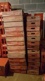 Vintage wooden Coca-Cola crates