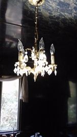 Small crystal chandelier 