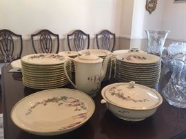 Vintage hand painted Hutschenreuther Hohenburg china set