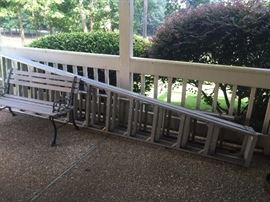 Two of four ladders that are available