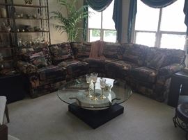 Fabulous living room with very versatile sectional sofa