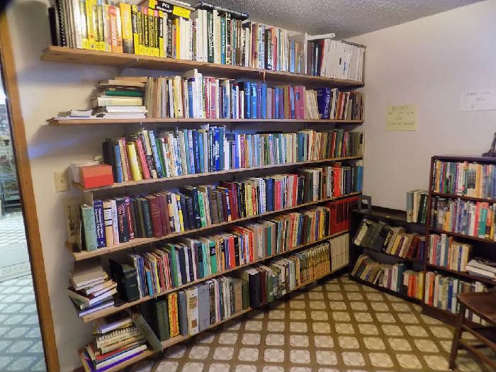 basement , many old books.