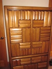 Lane Bedroom set, Queen set.  Nightstand, Headboard, dresser, armoire 