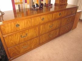 Thomasville bedroom set. Dresser, Armoire, headboard/Cabinets/wall unit. 