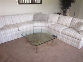 Sectional Sofa, Coffee Table. Excellent Condition. 