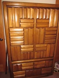 Lane Bedroom set, Queen set.  Nightstand, Headboard, dresser, armoire 