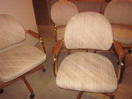 Kitchen chairs, 4 matching, 