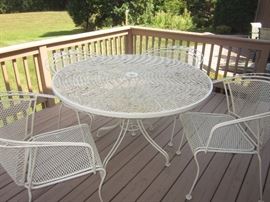 Wrought Iron Patio Set 