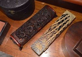Asian Calligraphy Brush Boxes