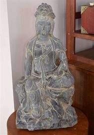 Large Asian Stone Statuary of Goddess