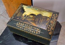 Decorative Painted Wood Box