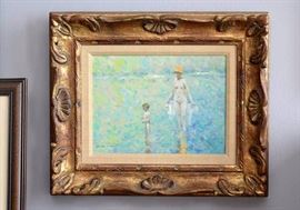 Oil on Canvas,  Signed Gisson