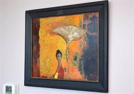  Acrylic on Board,  Signed Khanh