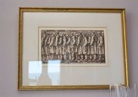 Etching of the Great Depression, RM 1932