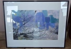Framed Art Print, Signed Betty Butler